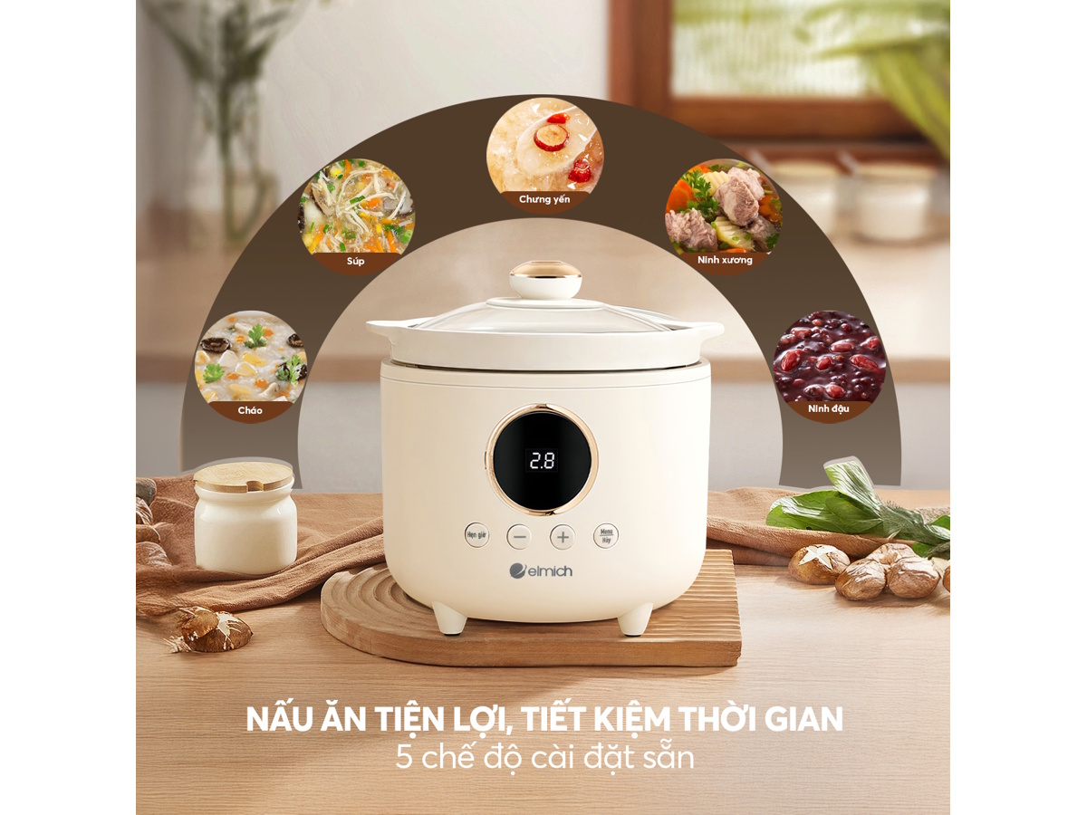 SCE8534 có 5 chế độ cài đặt sẵn SCE8534