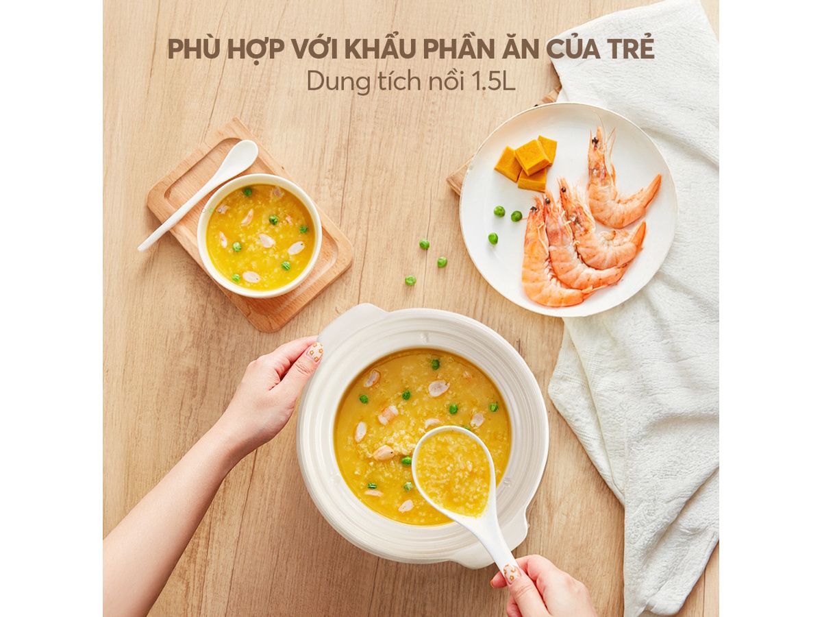 Nồi nấu chậm điện tử có lòng sứ bền bỉ Nồi nấu chậm điện tử