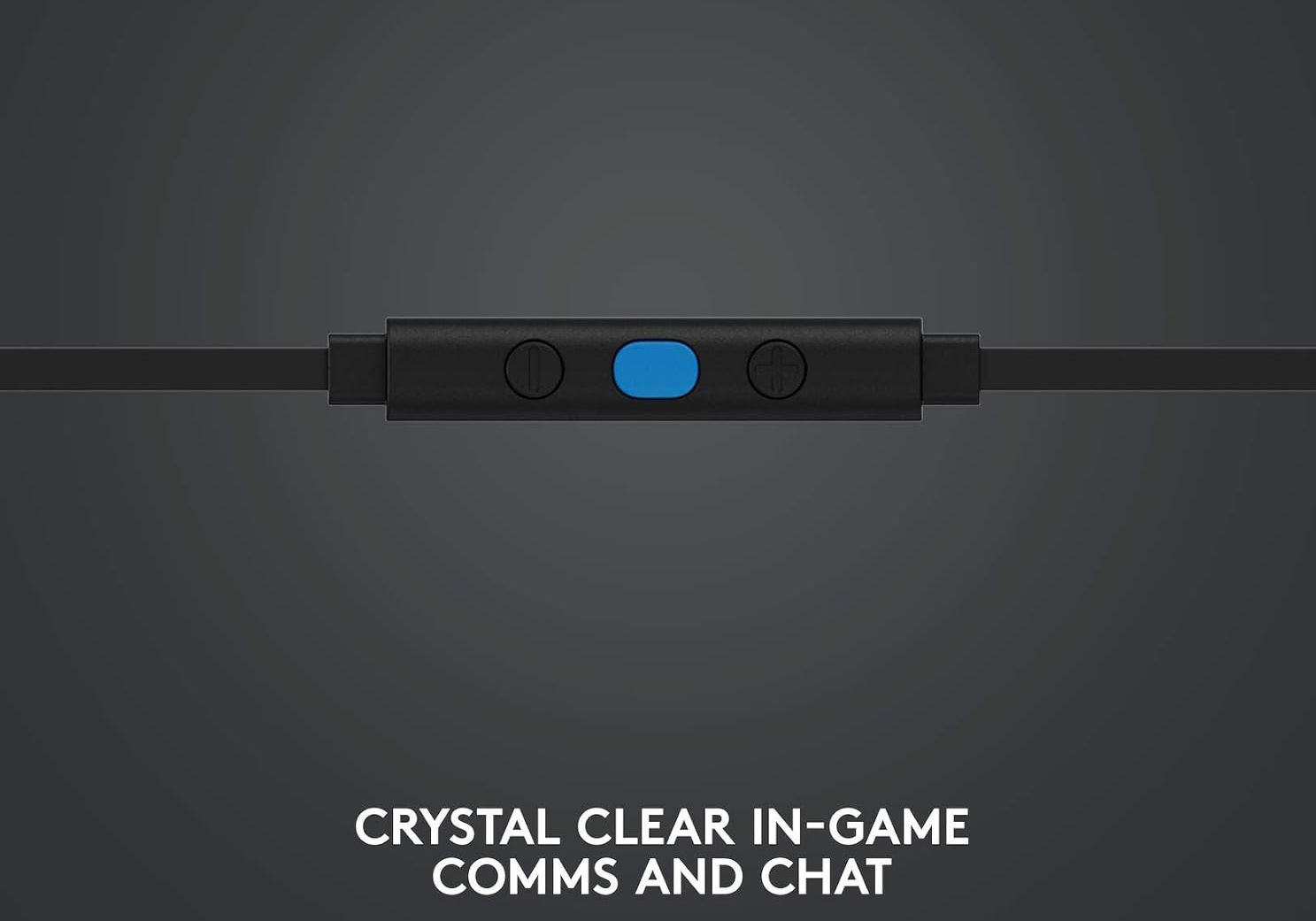 Mic trên dây và nút điều khiển tích hợp tiện lợi Tai nghe có dây Logitech G333