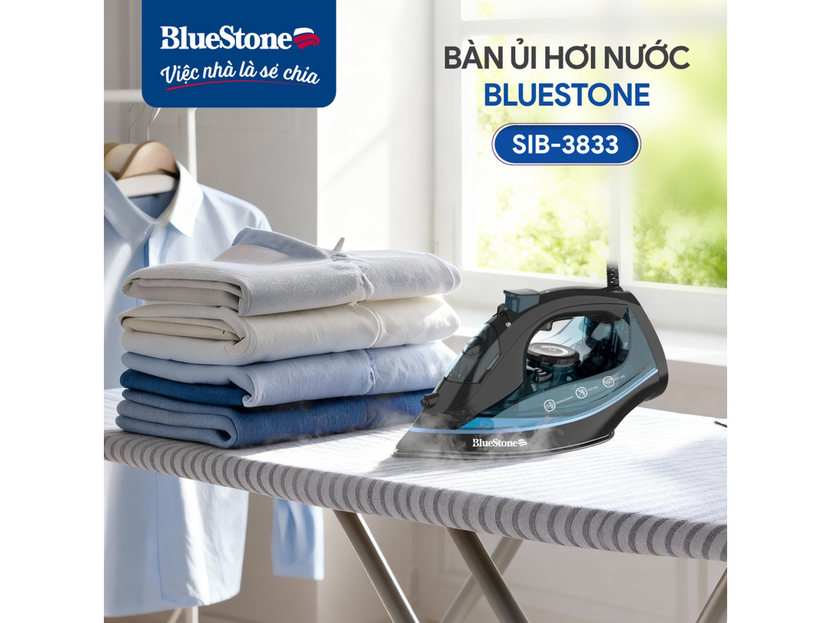 Bàn ủi hơi nước BlueStone SIB-3833 Bàn ủi hơi nước BlueStone SIB-3833