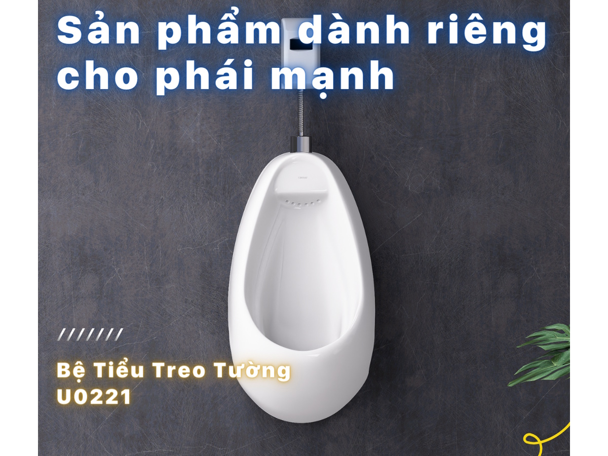 Bệ tiểu nam treo tường Caesar U0221