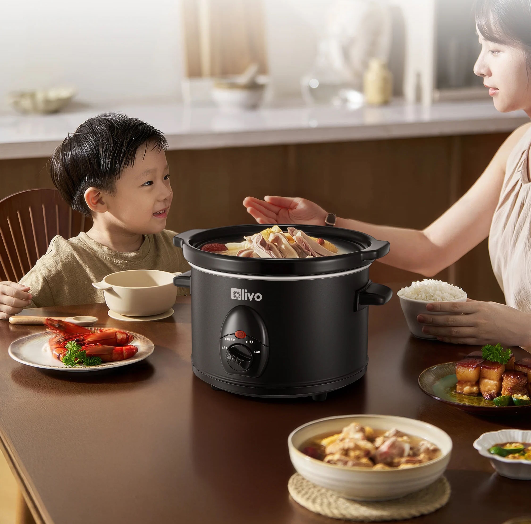 Nồi nấu chậm Olivo