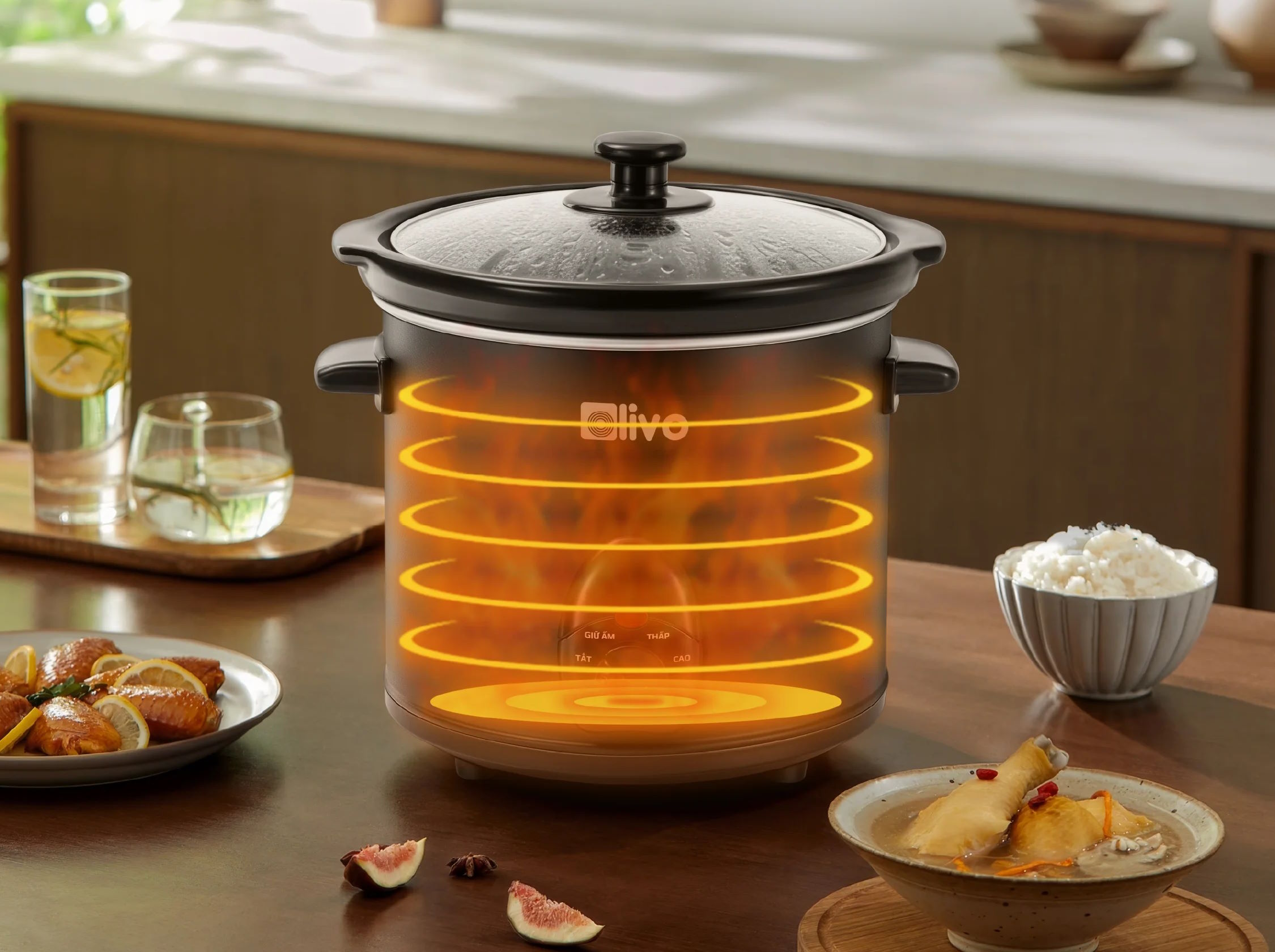 Nồi nấu chậm Olivo