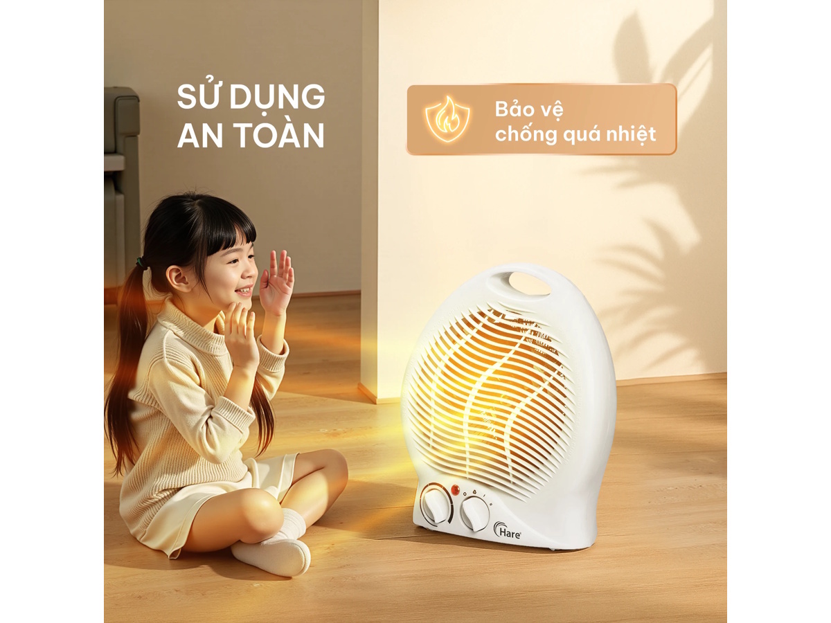 Hare HR-HT1001 chỉnh công suất bằng núm vặn Hare HR-HT1001