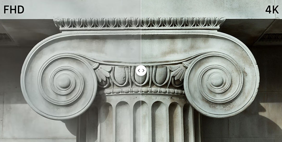 Độ phân giải 4K UHD – Hình ảnh sắc nét đến từng chi tiết Smart Tivi Crystal UHD Samsung 4K 85 inch UA85U8500FKXXV