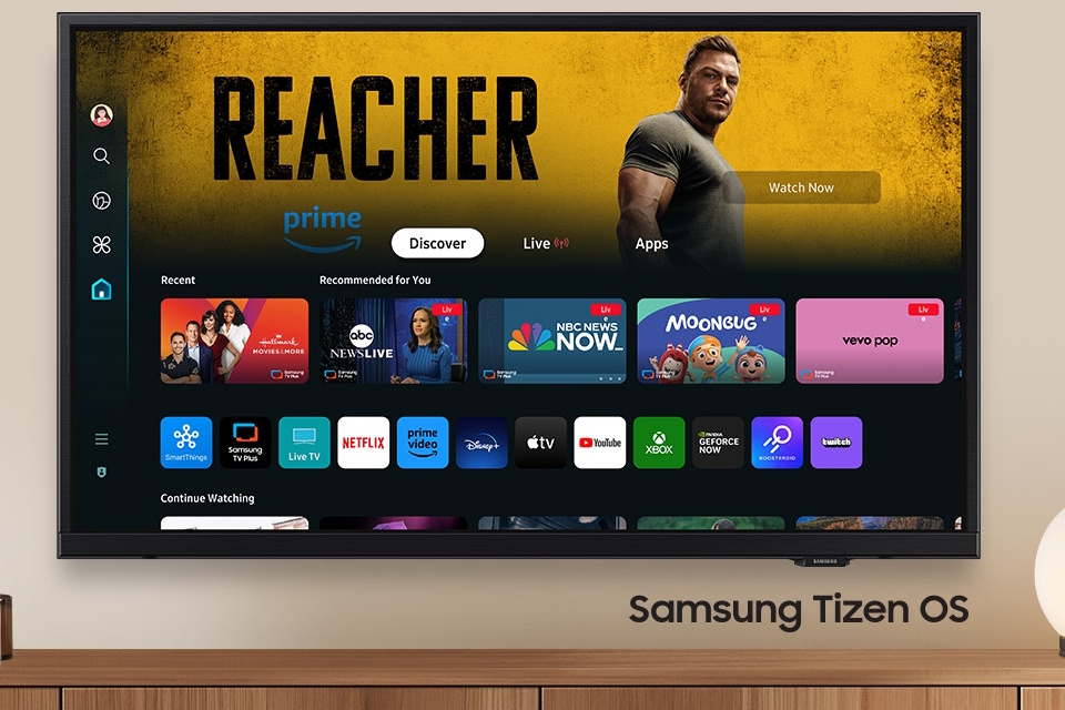 Giao diện chính của tivi Samsung Tivi Samsung 43 inch