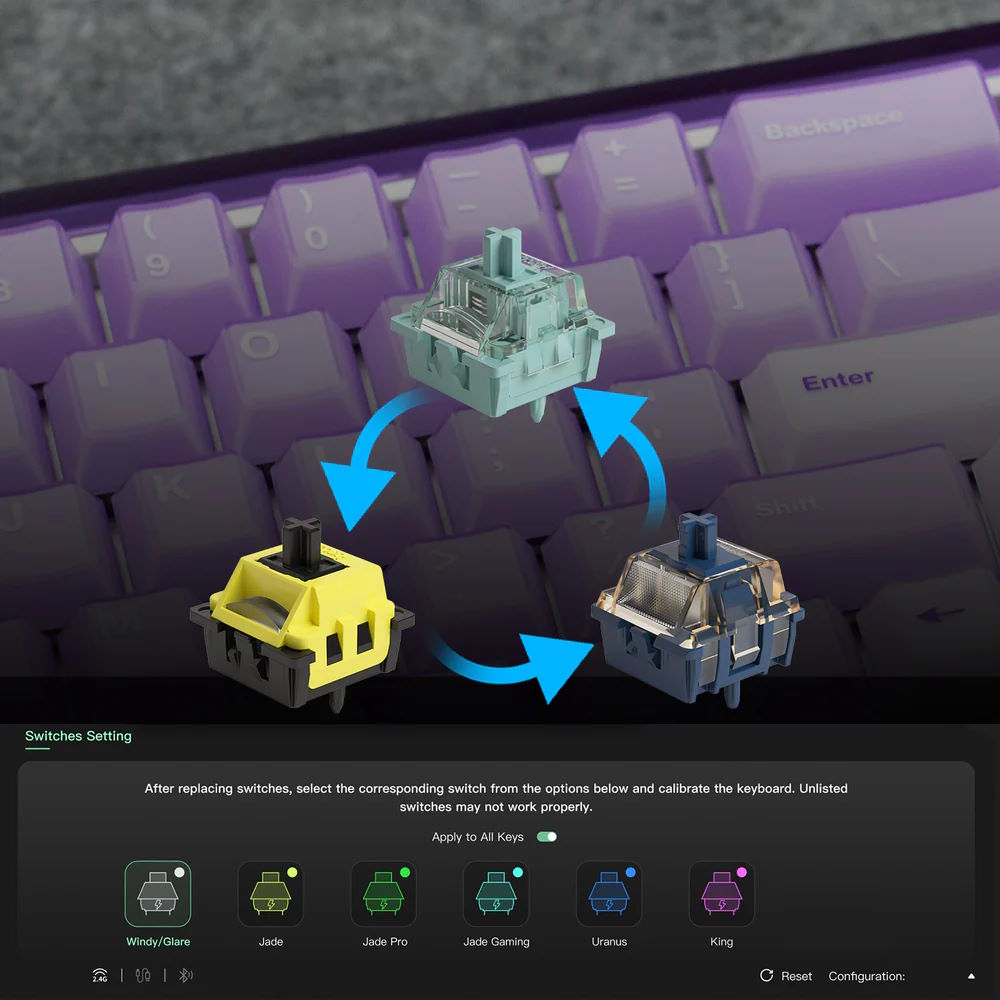 Bàn phím AKKO Ray68 Misty