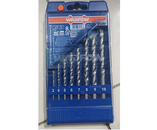 Bộ 8 mũi khoan bê tông đuôi gài WadFow WMJ6B08