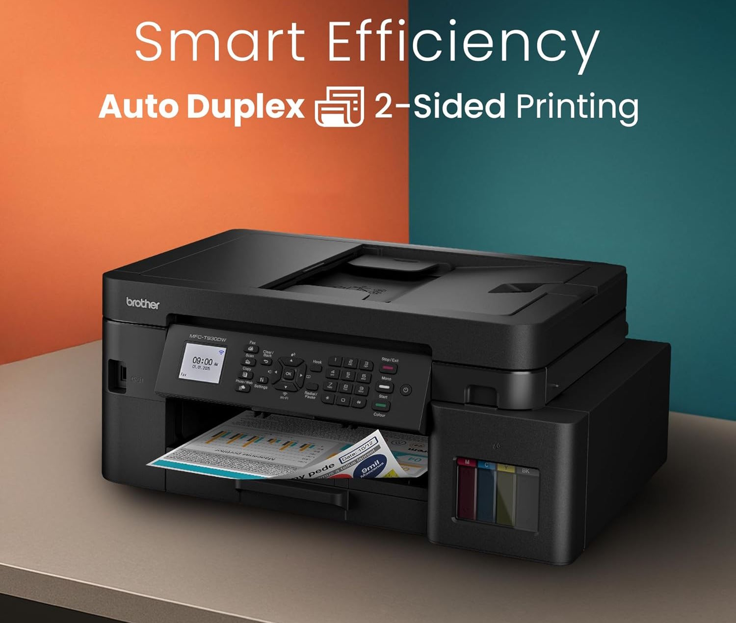 Hiệu năng mạnh mẽ, tốc độ in ấn vượt trội Máy in Brother MFC-T930DW