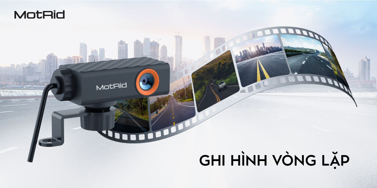 Ghi hình vòng lặp thông minh Camera hành trình MotRid MD11