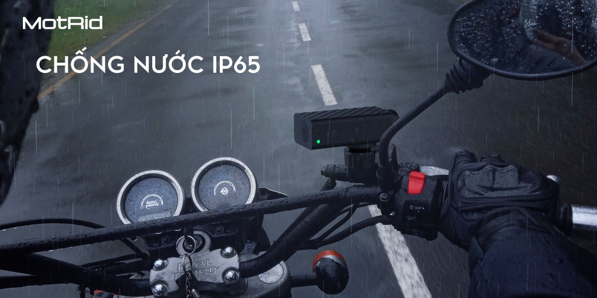 Chuẩn chống nước IP65 – Hoạt động bền bỉ trong mọi thời tiết Camera MotRid MD11