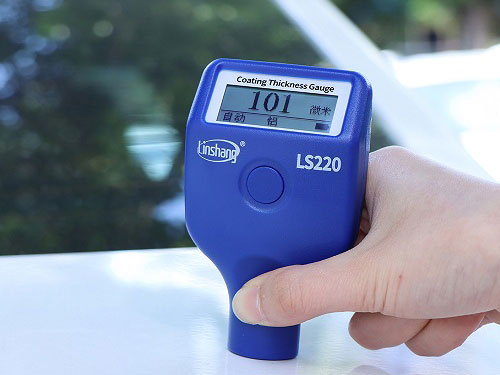 Máy đo độ dày lớp sơn ô tô nhỏ gọn dễ thao tác Máy đo độ dày lớp sơn ô tô