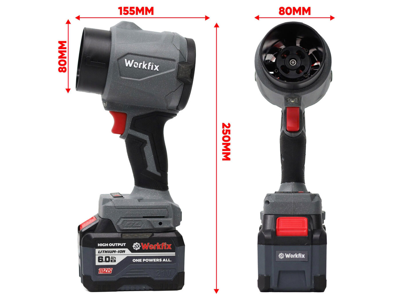 Kích thước máy thổ bụi Workfix WF-BS1000G Máy thổ bụi Workfix WF-BS1000G