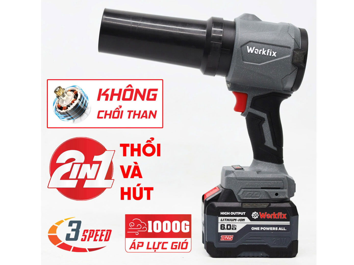 Máy thổi phản lực có 3 tốc độ Máy thổi phản lực