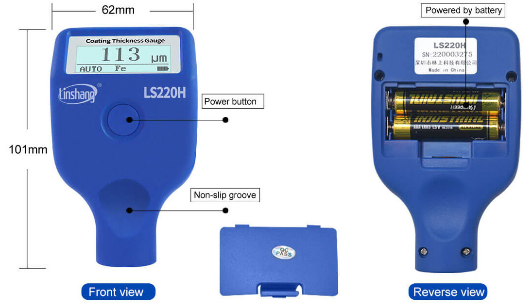 Thiết bị đo độ dày lớp phủ Linshang LS220H Thiết bị đo độ dày lớp phủ Linshang LS220H