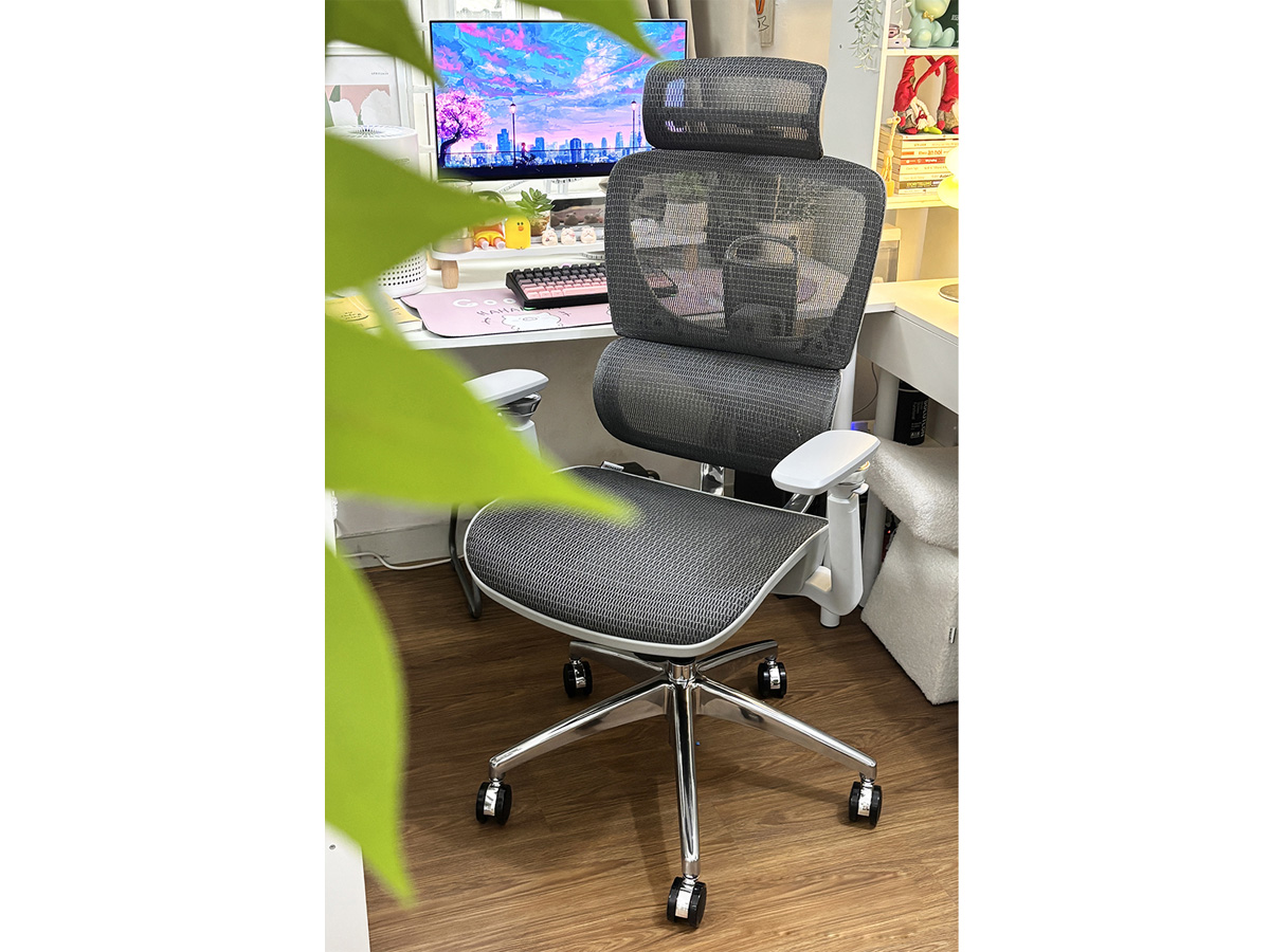 Ghế công thái học BC-1018V1 màu ghi