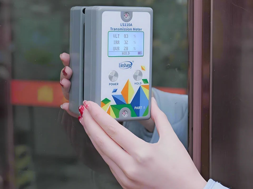 Đo hiệu quả tia hồng ngoại 940nm Máy đo độ truyền ánh sáng Linshang LS110A