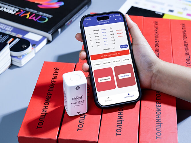 Máy đo màu Linshang có thời gian đo chỉ 1 giây Máy đo màu Linshang