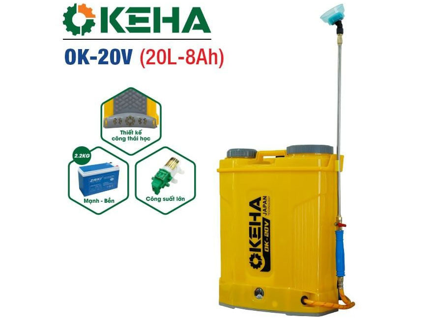 Bình xịt điện Okeha  