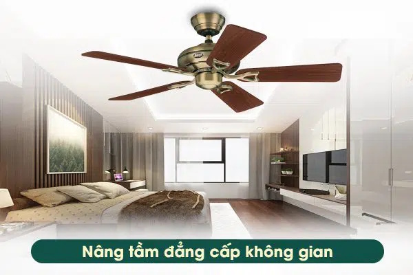 Quạt trần dành cho gia đình, khu nghỉ dưỡng, biệt thự và khách sạn Quạt trần