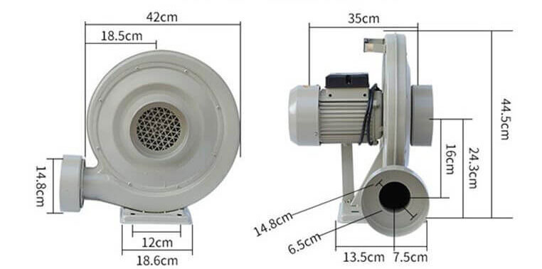 Quạt thổi ly tâm công nghiệp Omysu TZY7675
