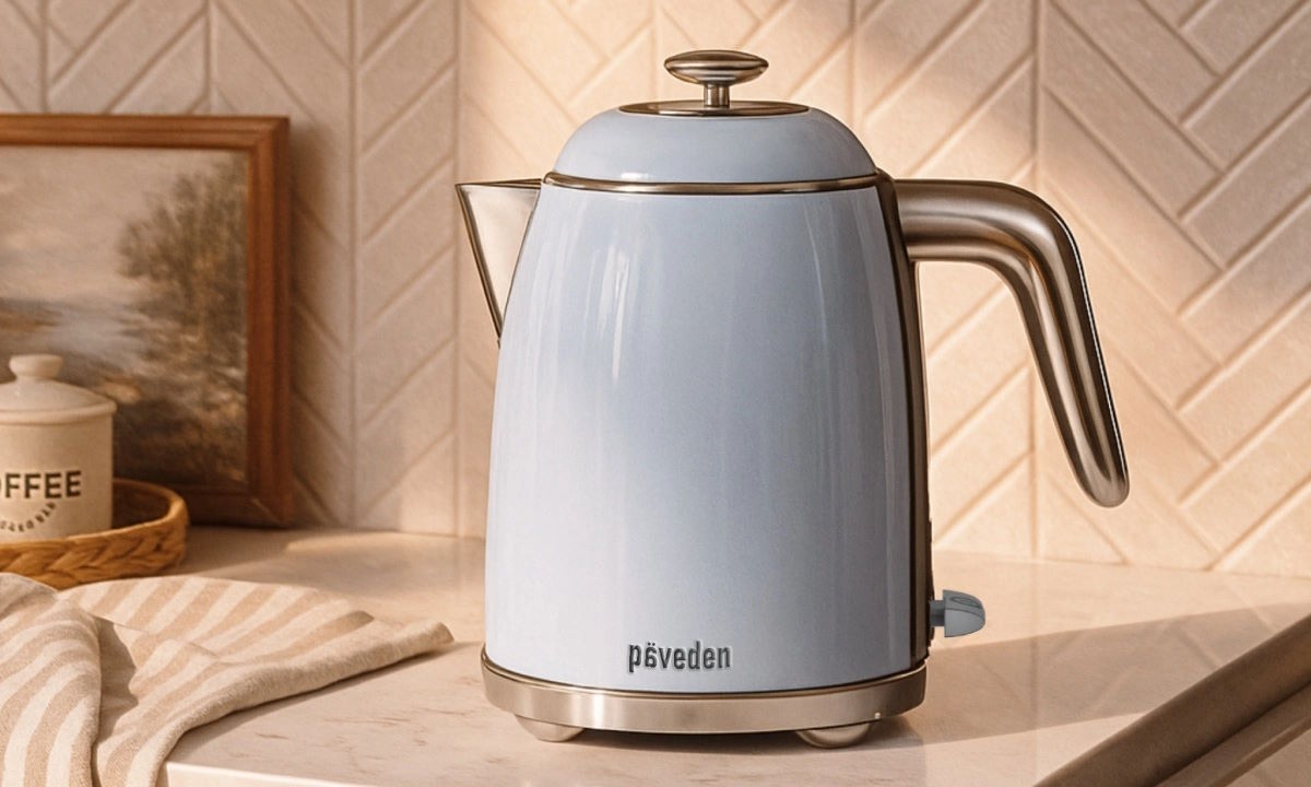 Thiết kế thanh lịch, nâng tầm không gian bếp Ấm đun siêu tốc Paveden 1.7 lít PKT-1718