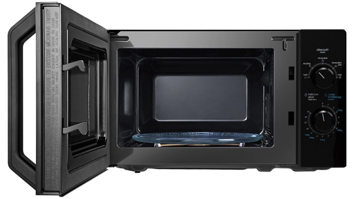Lò vi sóng Toshiba MW2-MM20P(BK) có khoang lò rộng với dung tích 20 lít