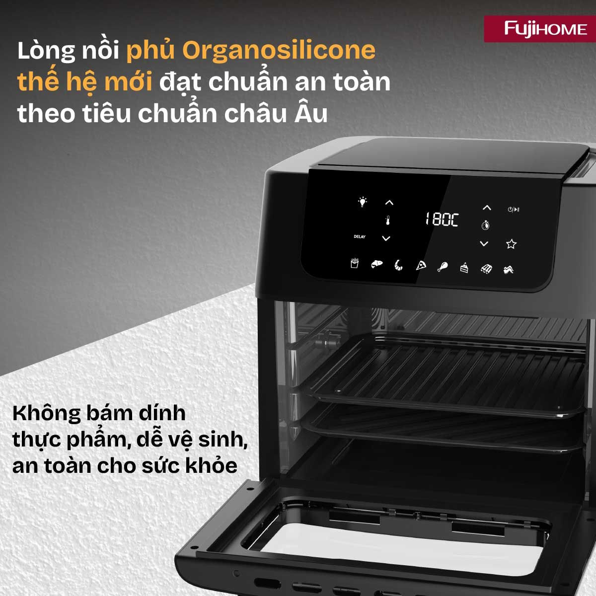 Lòng nồi cao cấp – An toàn sức khỏe, giữ trọn hương vị Fujihome A16D