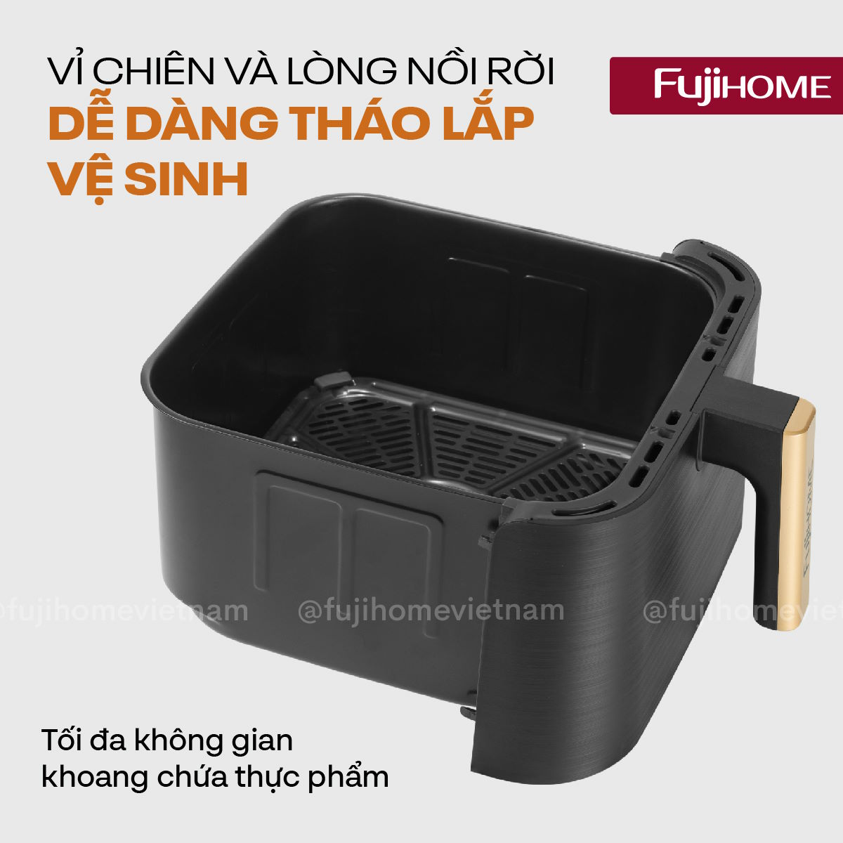 Nồi chiên không dầu Fujihome