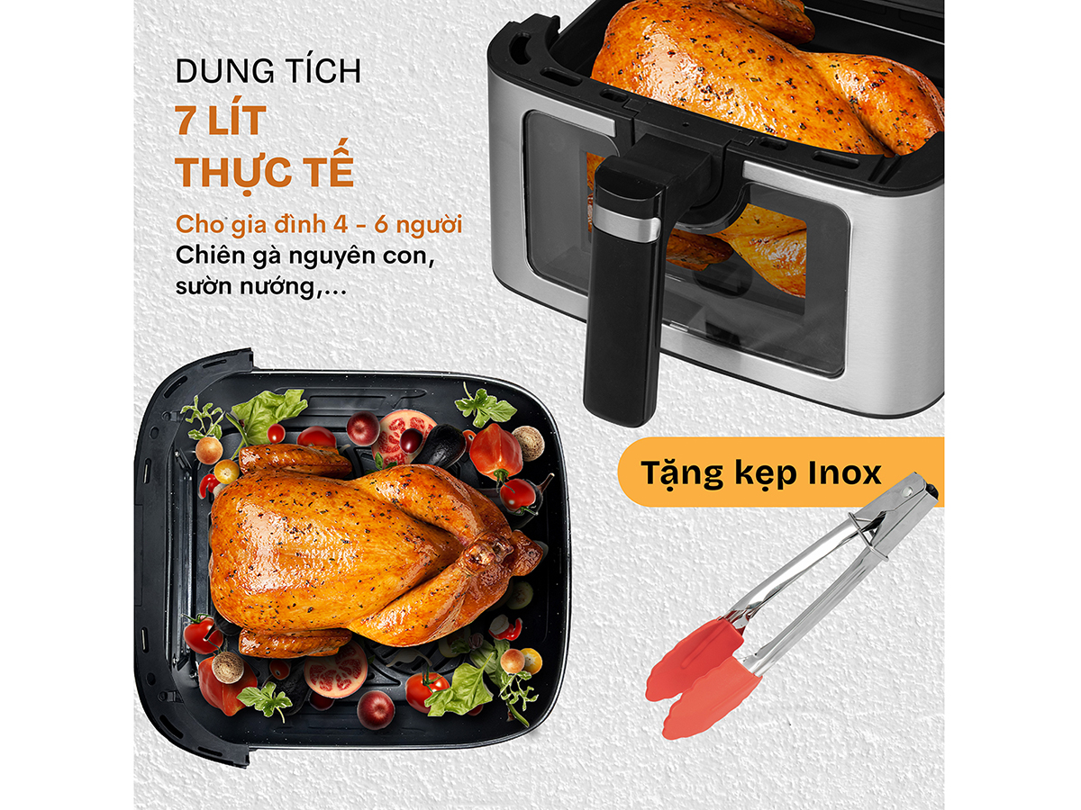 Nồi chiên không dầu Fujihome 