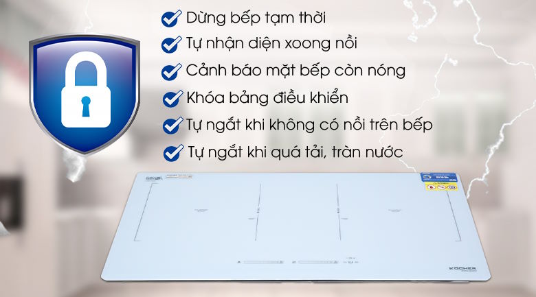  Bếp từ đôi Kocher