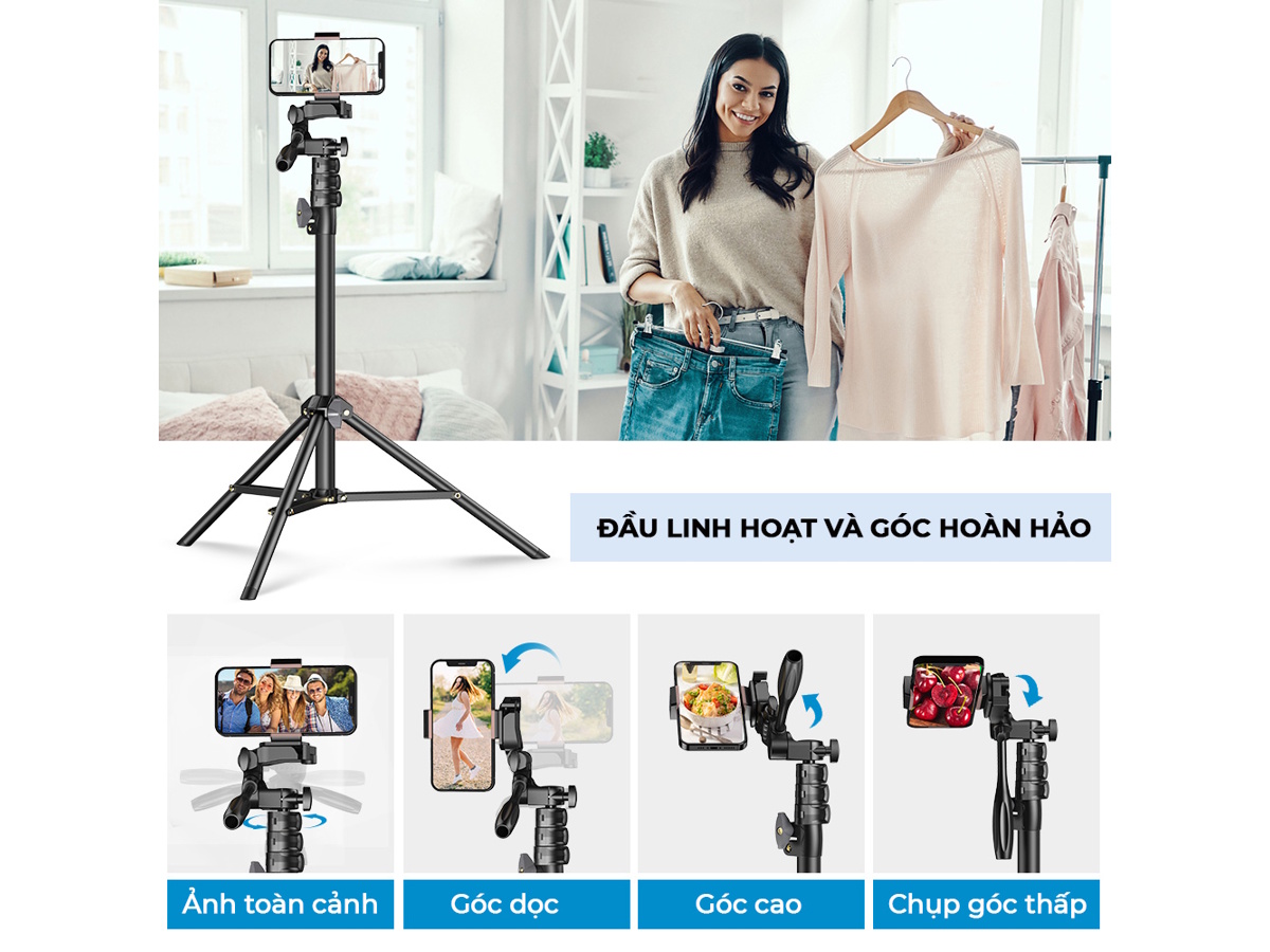 Chân máy ảnh tripod điện thoại 
