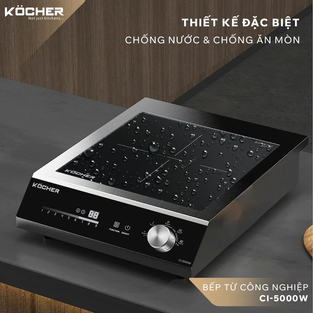  Bếp từ công nghiệp Kocher CI-5000W