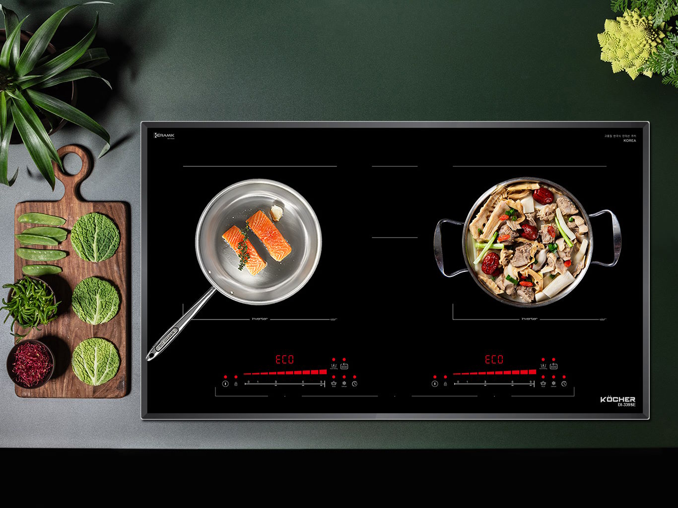 Thiết kế sang trọng, bền bỉ theo thời gian Bếp từ Kocher DI-339SE