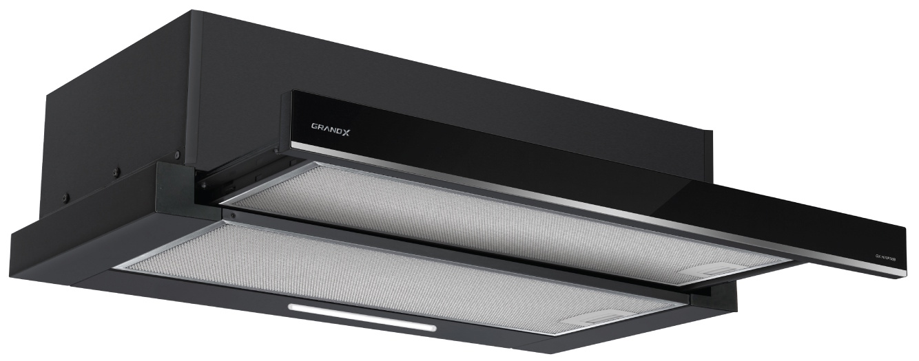 GrandX GX H70F56B dùng động cơ tuabin đôi hút mùi nhanh GrandX GX H70F56B