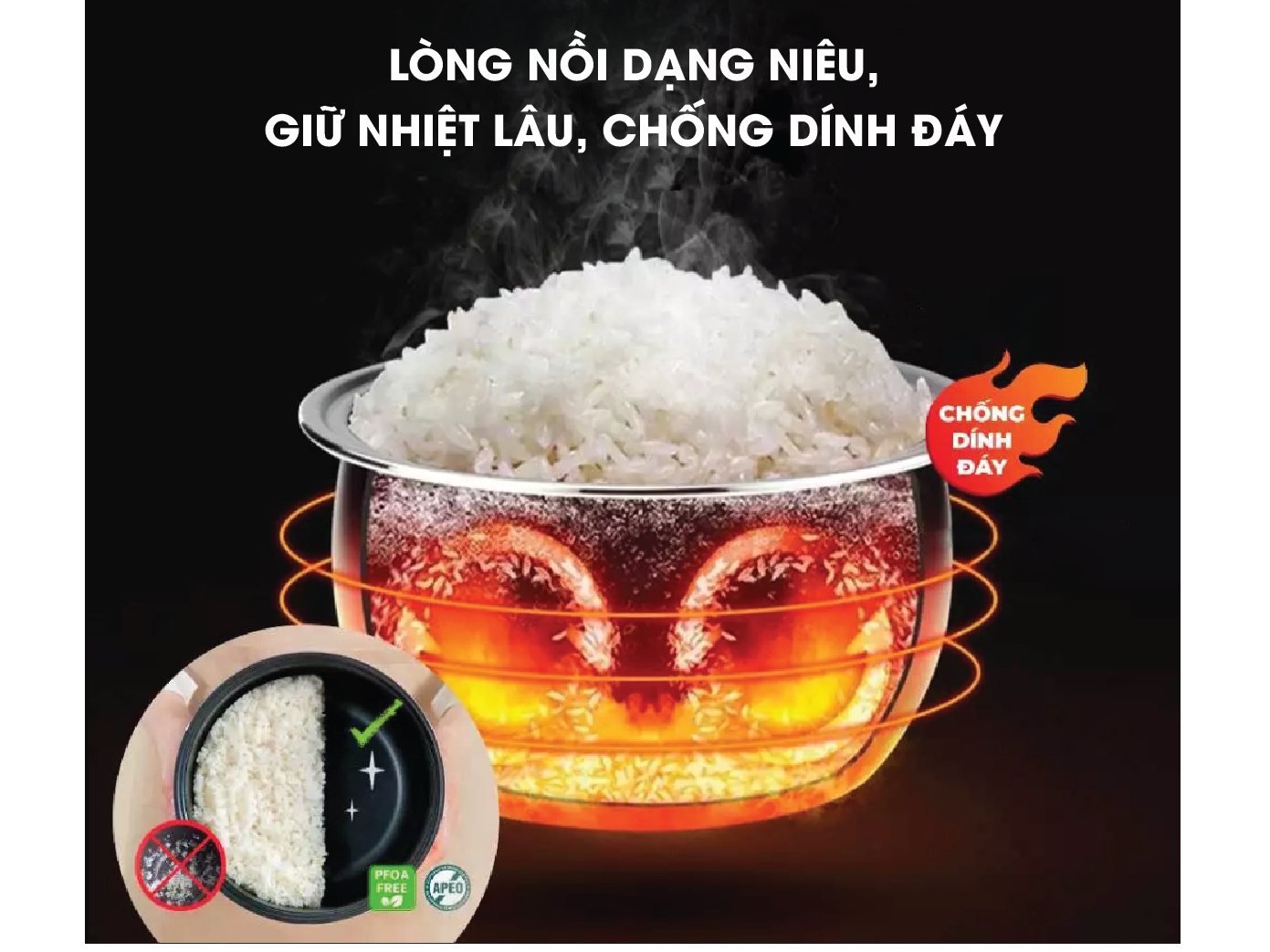 Nồi cơm điện Creen  