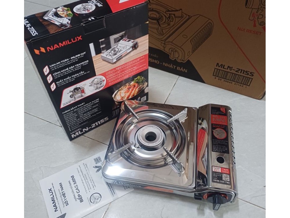 Bếp ga mini cho ngọn lửa xanh, tiết kiệm gas Bếp ga mini