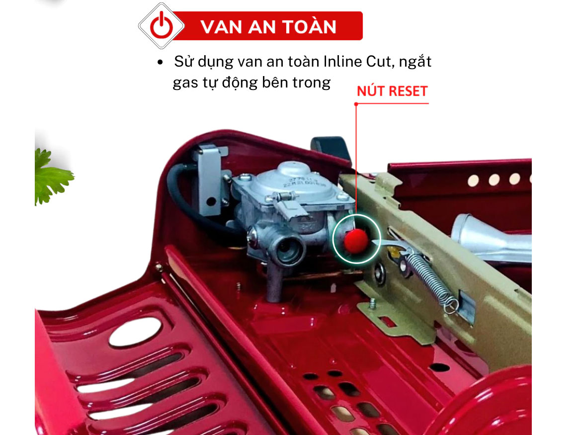 MLN-191PF có van an toàn MLN-191PF