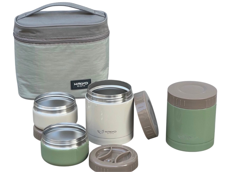 Bộ hộp cơm giữ nhiệt Kaiyo dung tích 1.200ml