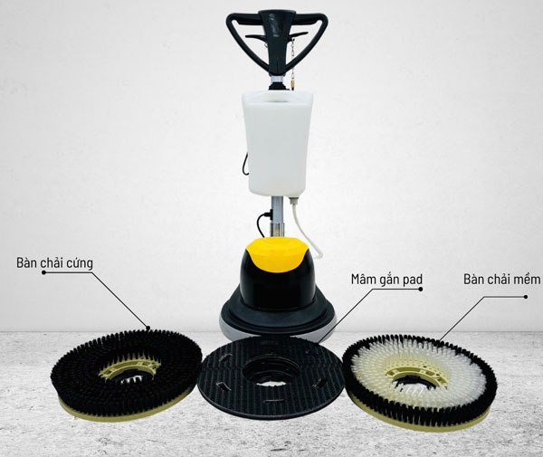 HiClean HC175 được đi kèm với nhiều phụ kiện