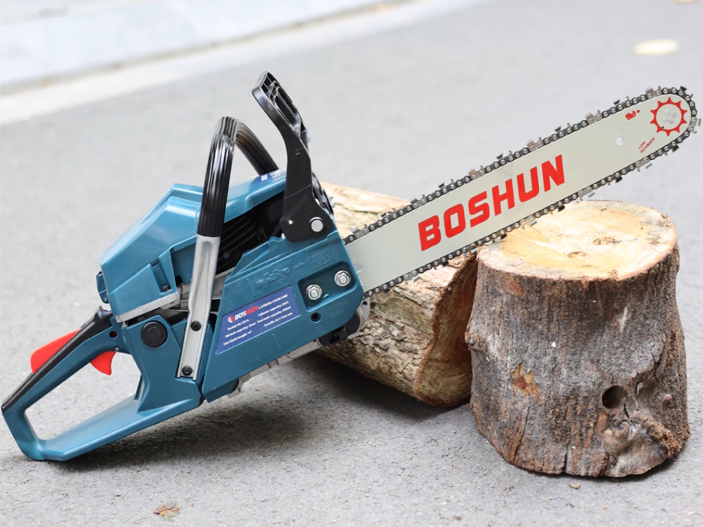 Máy cưa xích xăng Boshun BS-CX16 Máy cưa xích xăng Boshun BS-CX16