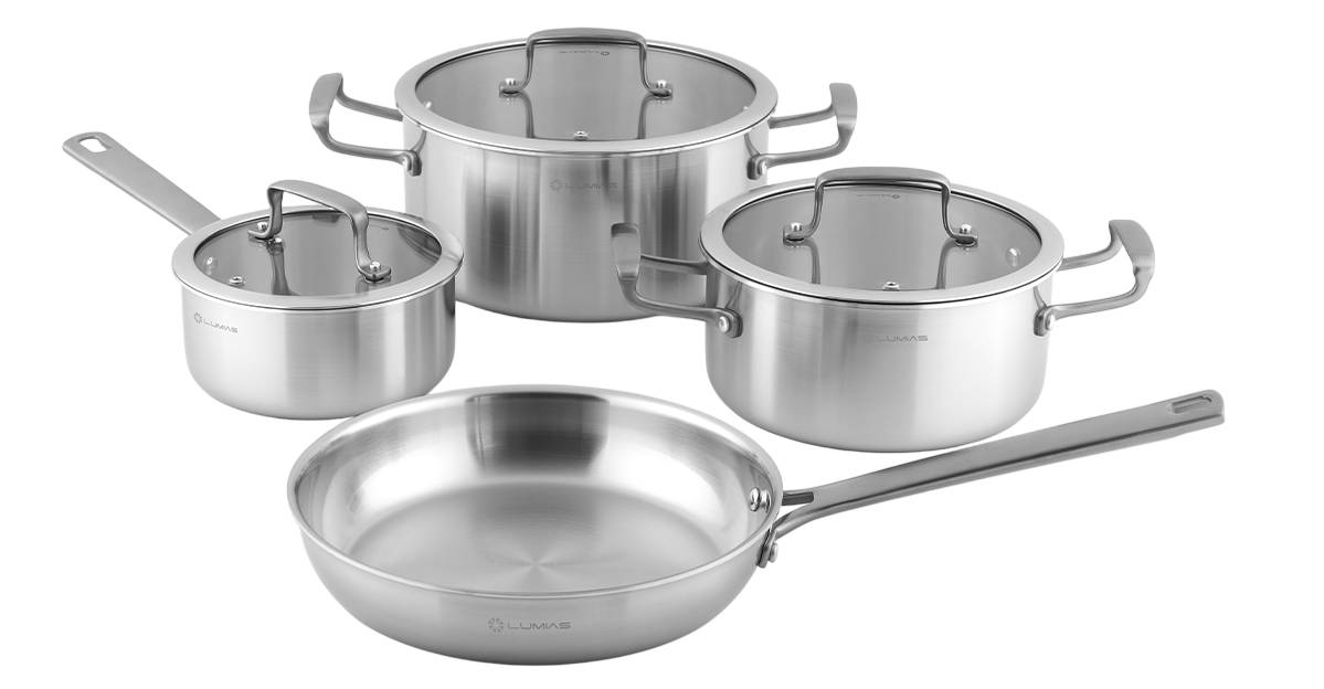 Bộ nồi chảo inox 
