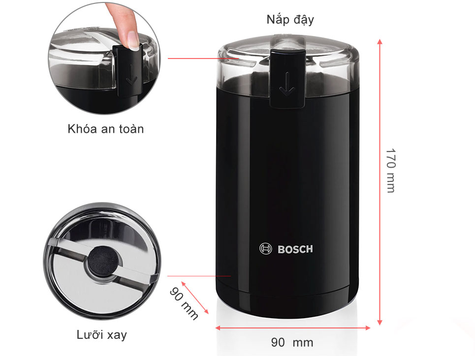 Máy xay cà phê cầm tay Bosch TSM6A013B