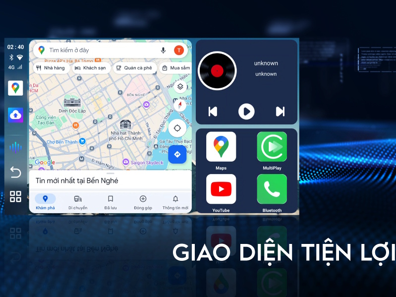 Màn hình ô tô CB55