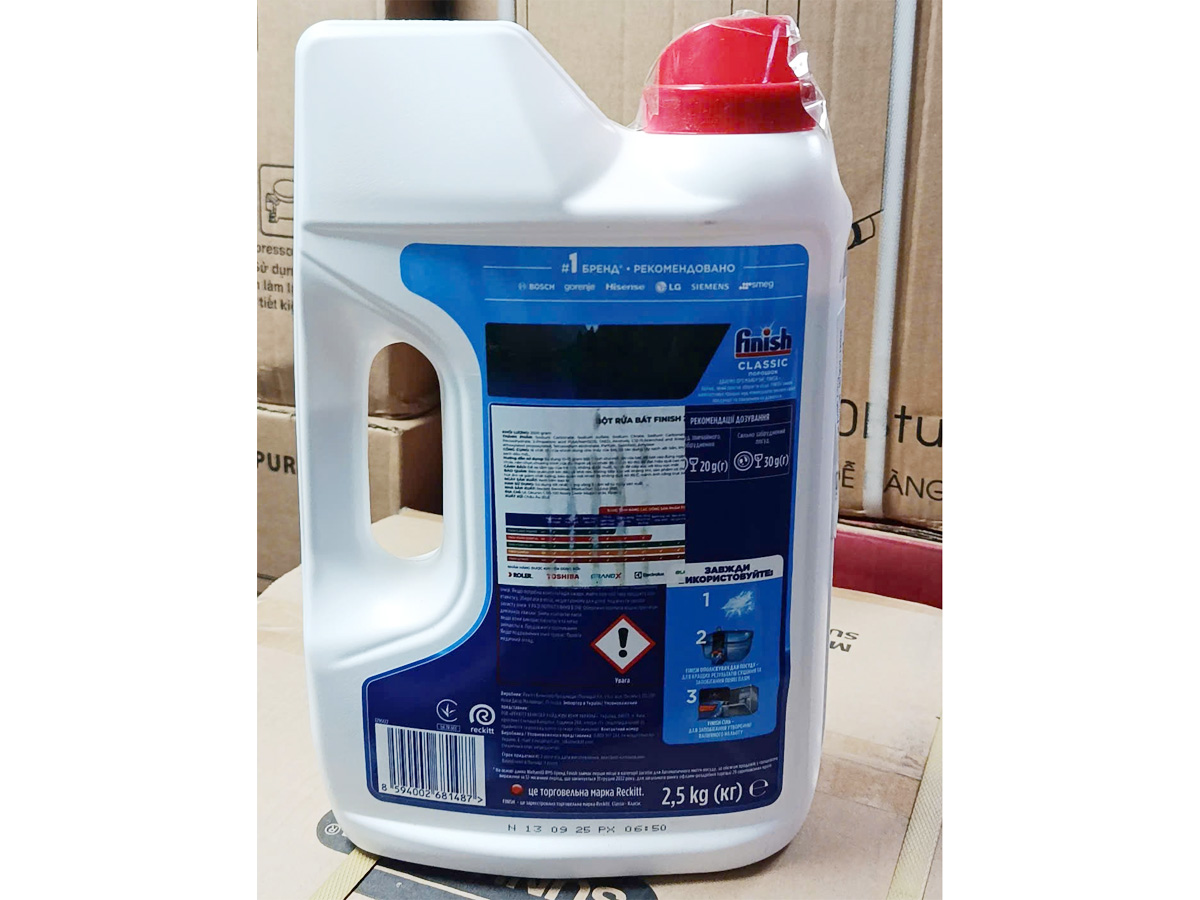 Bột rửa bát giúp làm sạch bát đĩa hiệu quả Bột rửa bát