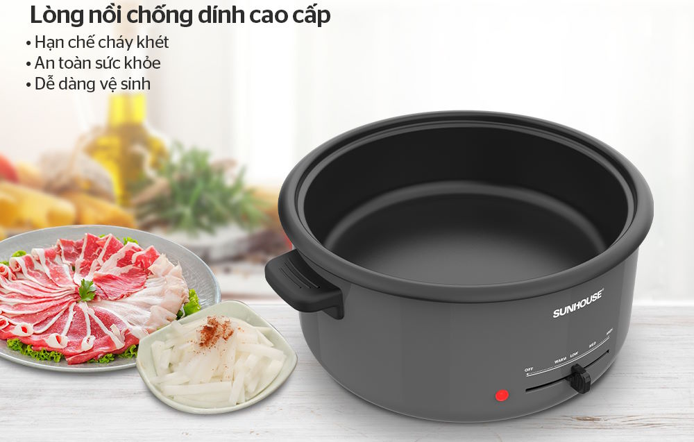 Lẩu điện Sunhouse SHD4523