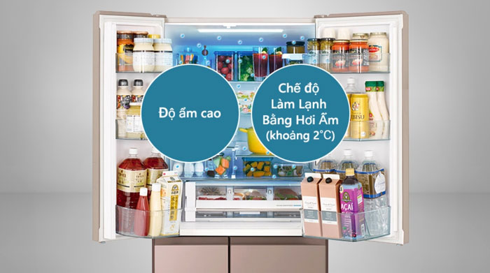 tủ lạnh Hitachi R-HW620RV XK sử dụng nhiều công nghệ làm lạnh hiện đại tủ lạnh Hitachi R-HW620RV XK sử dụng nhiều công nghệ làm lạnh hiện đại