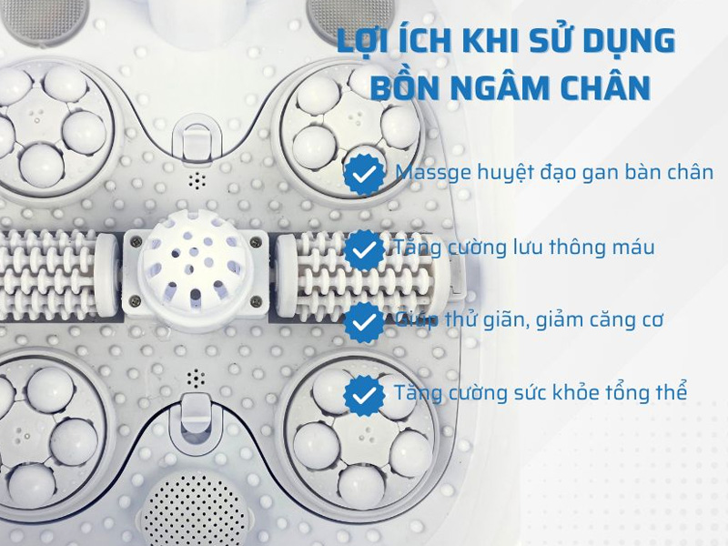 Bồn ngâm chân Serenelife SLFTSP12S phiên bản mới