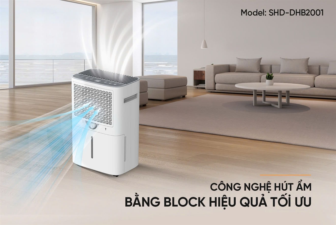 Máy hút ẩm Sunhouse SHD-DHB2001