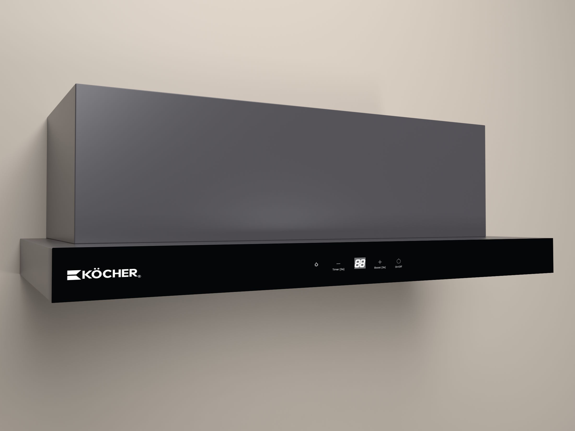 Tiện ích thông minh – Dễ sử dụng, dễ vệ sinh Máy hút mùi Kocher